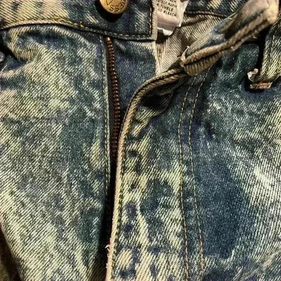 Vintage Guess Jeans By Georges Marciano Stonewashed Denim High Rise Size 27/28. - Picture 8 of 16